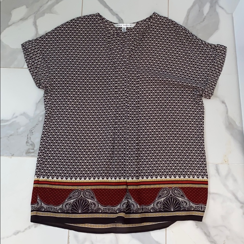 Max Studios flowy BoHo top